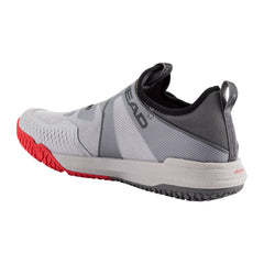 Pickleballsports HEAD Motion Pro BOA Pickleball Shoe, Light Grey/Red