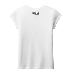 Pickleballsports jojo + lo Glitter Flake Dink Like a Girl Little Girl Crew Tee
