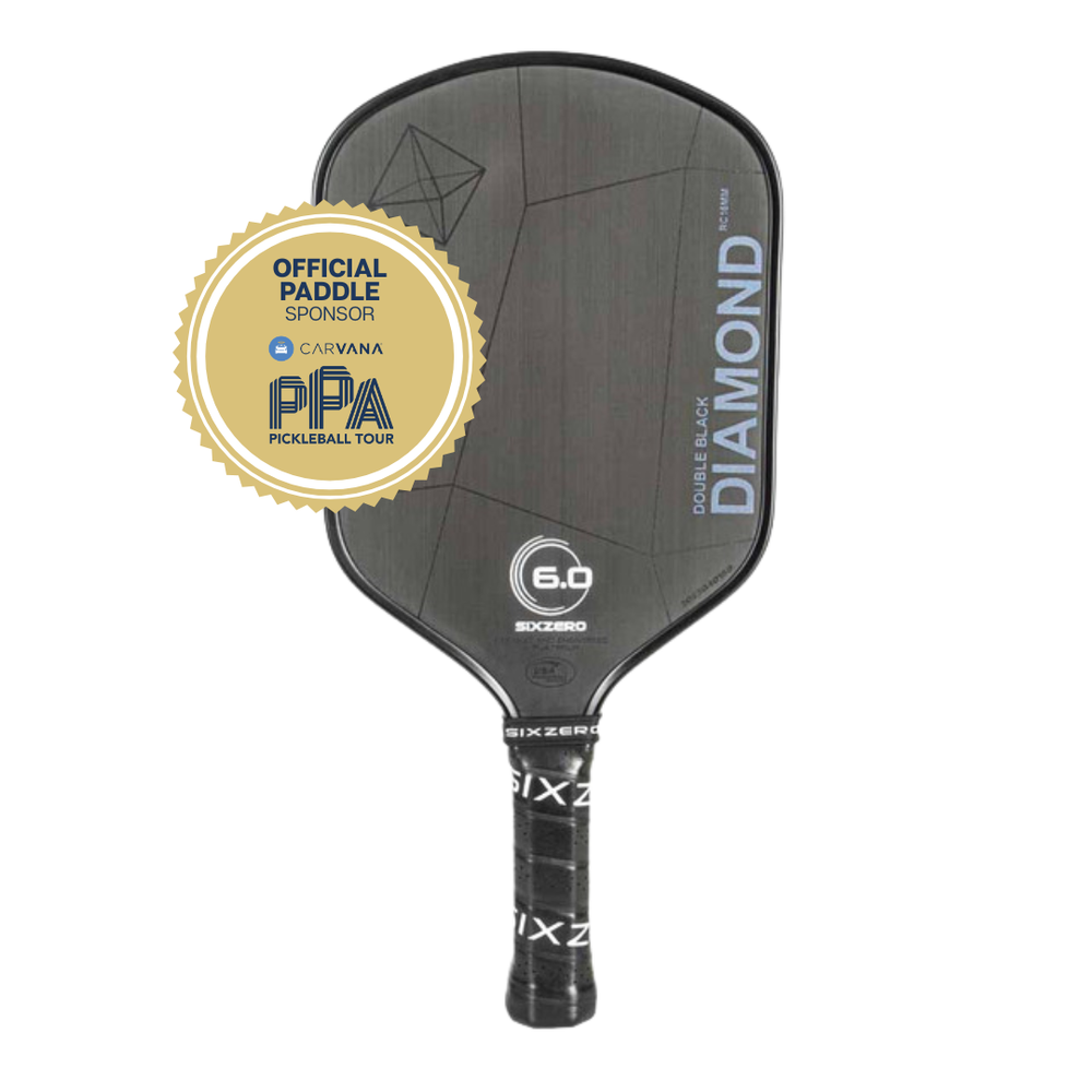 Pickleballsports Six Zero Double Black Diamond Control 16mm Paddle