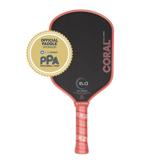Pickleballsports Six Zero Coral 16mm Elongated Pickleball Paddle