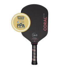 Pickleballsports Six Zero Coral 16mm Elongated Pickleball Paddle