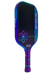 Pickleballsports Proton Series Three Project Peacock 13mm Elongated Pickleball Paddle