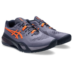 Pickleballsports ASICS Gel-Resolution X Greyish Purple/Nova Orange Court Shoe
