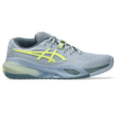 Pickleballsports ASICS Gel-Resolution X 2E Wide Court Shoe - Grey Blue/Pistachio