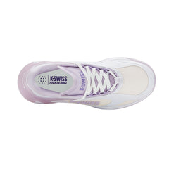Pickleballsports K-Swiss K-Frame Pickleball Shoe - White/Neon Mint/Hot Neon Pink