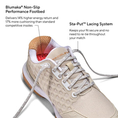 Pickleballsports SQAIRZ XRZ2™ Pickleball Court Shoes - Desert Court