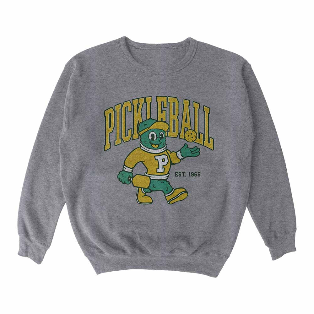 Pickleballsports Wallflower Varsity Crewneck Sweatshirt - Unisex