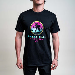 Pickleballsports Heritage Pickle-ball Ombre Vice T-Shirt - Unisex