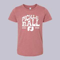 Pickleballsports Heritage Pickle-ball Groovy T-Shirt - Youth