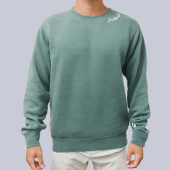 Pickleballsports Heritage Pickle-ball Embroidered Cursive Crew Neck Sweatshirt