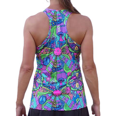 Pickleballsports Pickleball Bella Groovy Racerback Tank