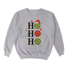 Pickleballsports Wallflower Ho Ho Ho PB Crewneck Sweatshirt - Unisex