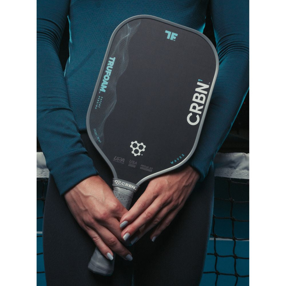 Pickleballsports CRBN TruFoam Waves 1 Elongated Pickleball Paddle