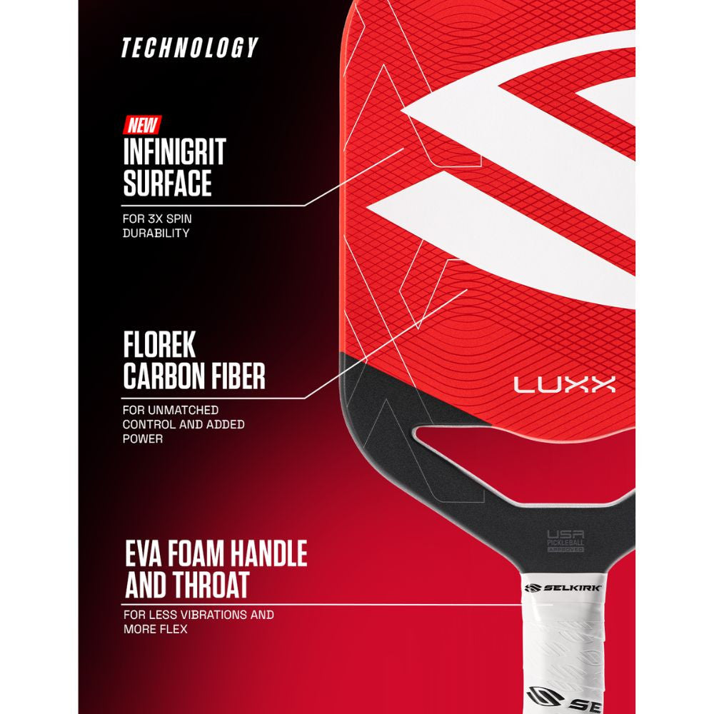 Pickleballsports Selkirk LUXX Control Air InfiniGrit Epic Pickleball Paddle