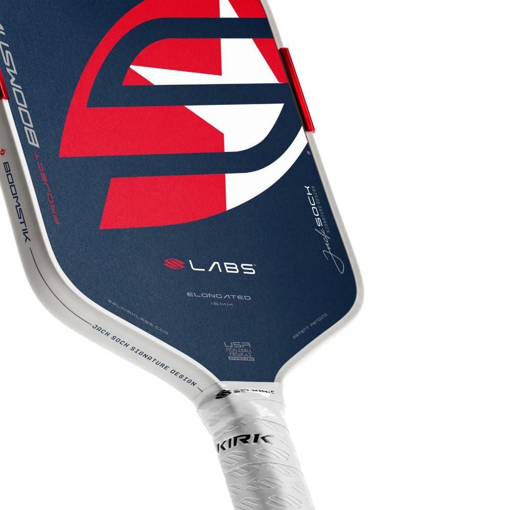 Pickleballsports Selkirk Labs Boomstik Elongated Paddle for Power & Spin