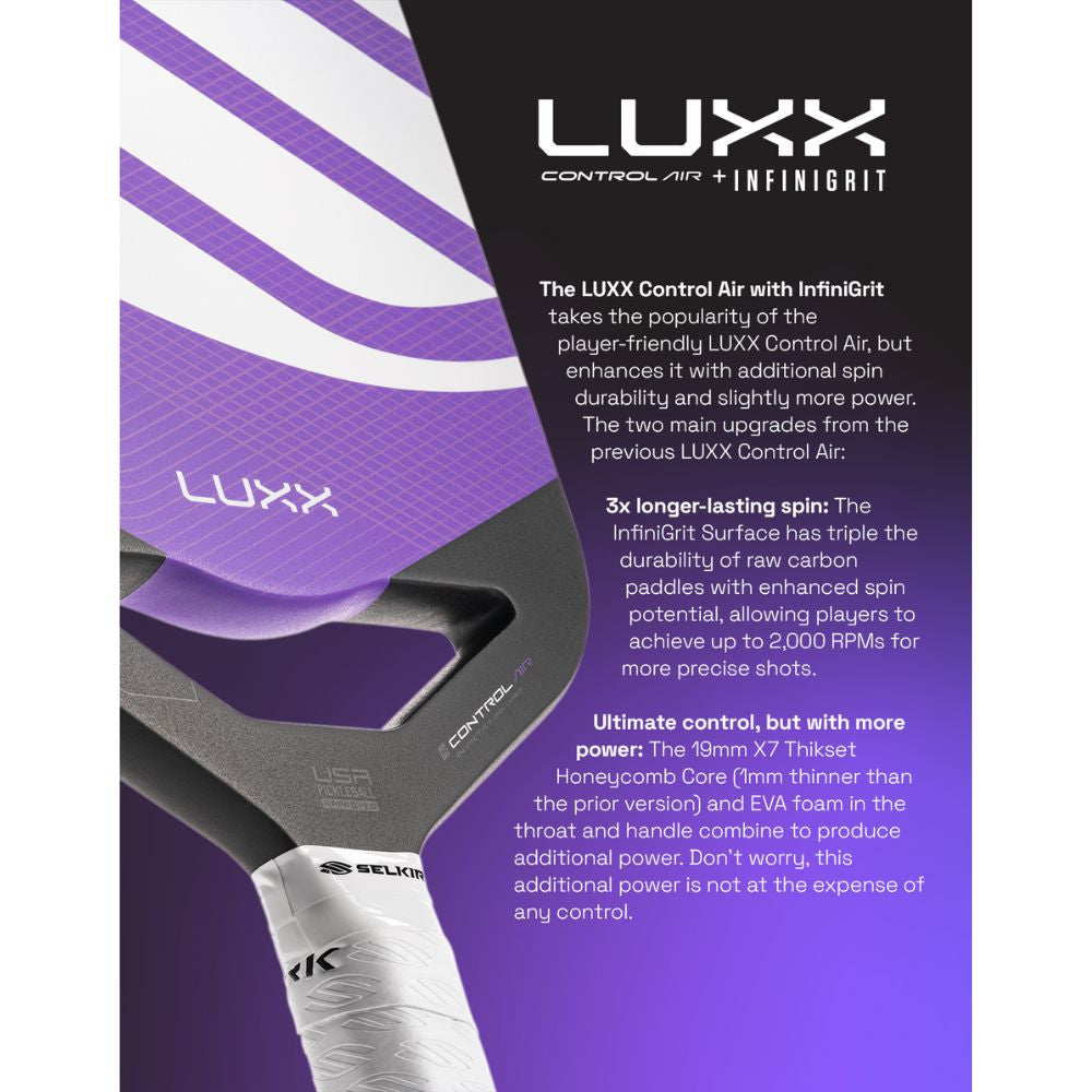 Pickleballsports Selkirk LUXX Control Air InfiniGrit Invikta Pickleball Paddle