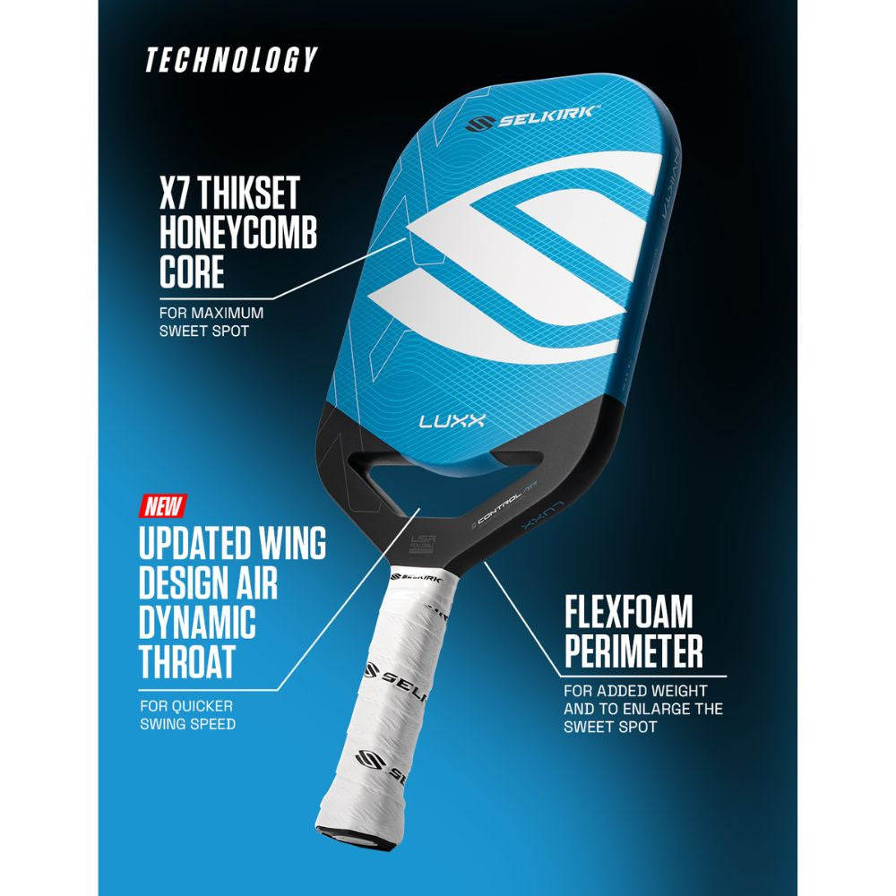 Pickleballsports Selkirk LUXX Control Air InfiniGrit Invikta Pickleball Paddle