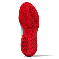 Pickleballsports adidas White/Silver/Red Courtflash  Pickleball Shoe