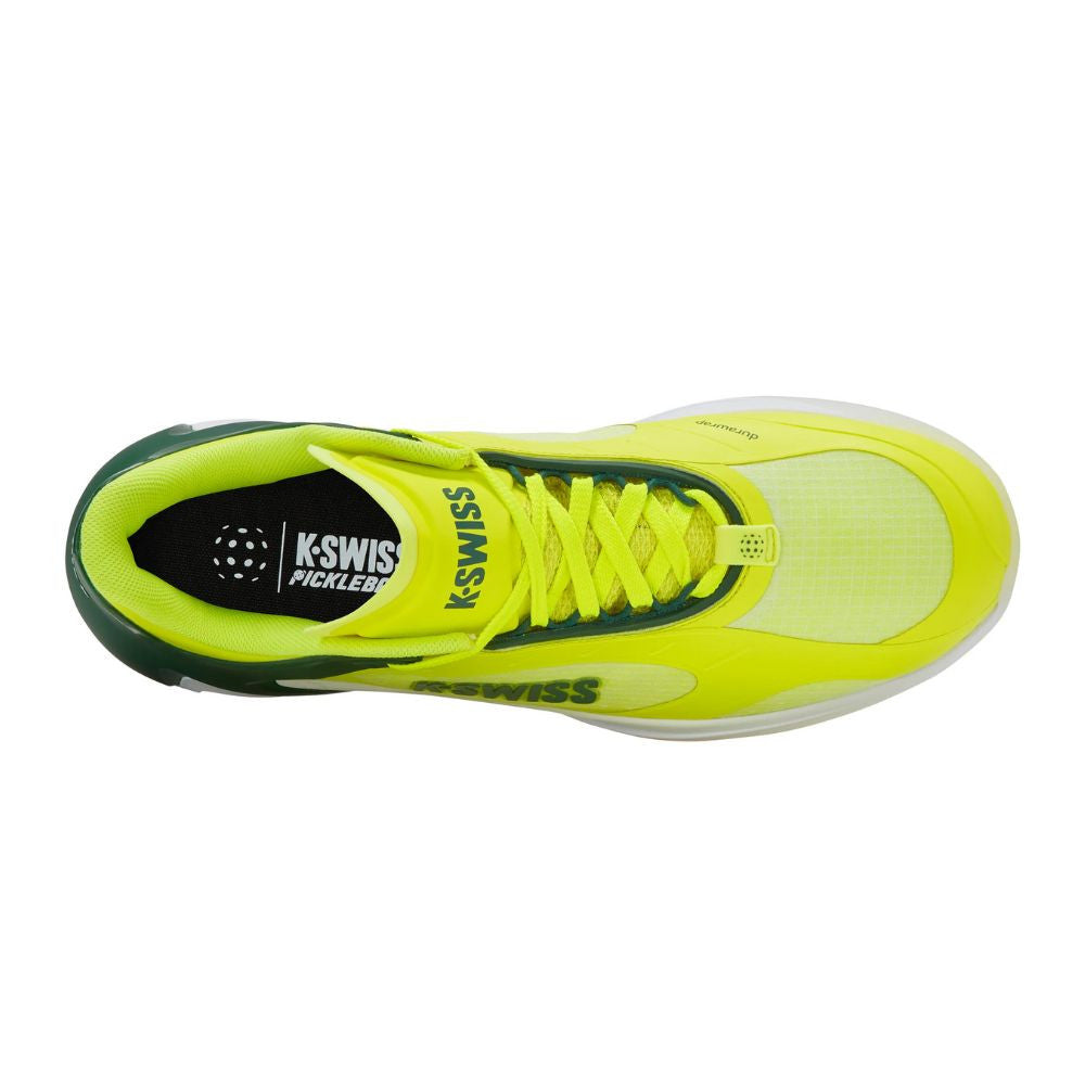 Pickleballsports K-Swiss K-Frame Pickleball Shoe - Neon Lime/Eden/White