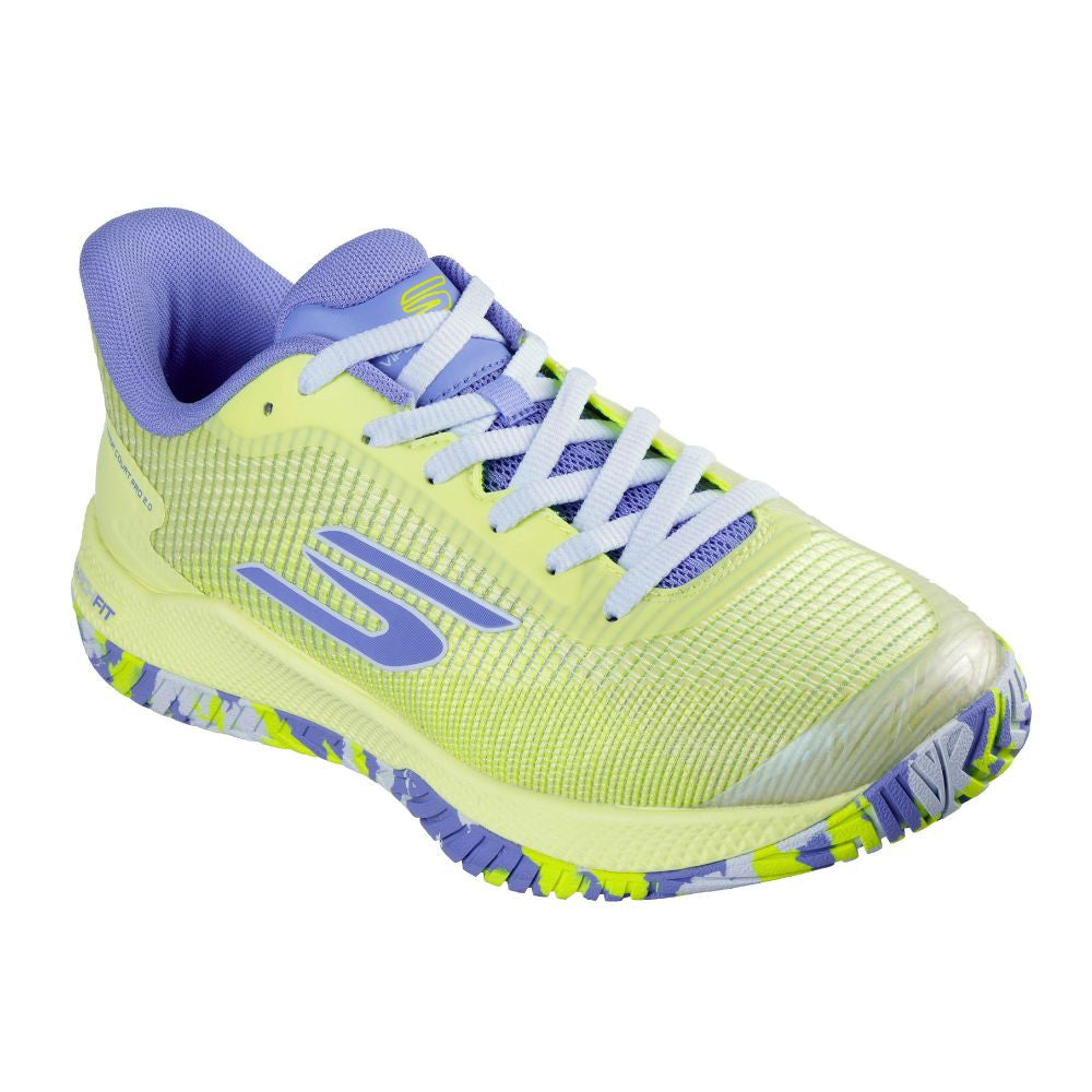 Pickleballsports Skechers Viper Court Pro 2.0 Lime/Lavender  Shoe