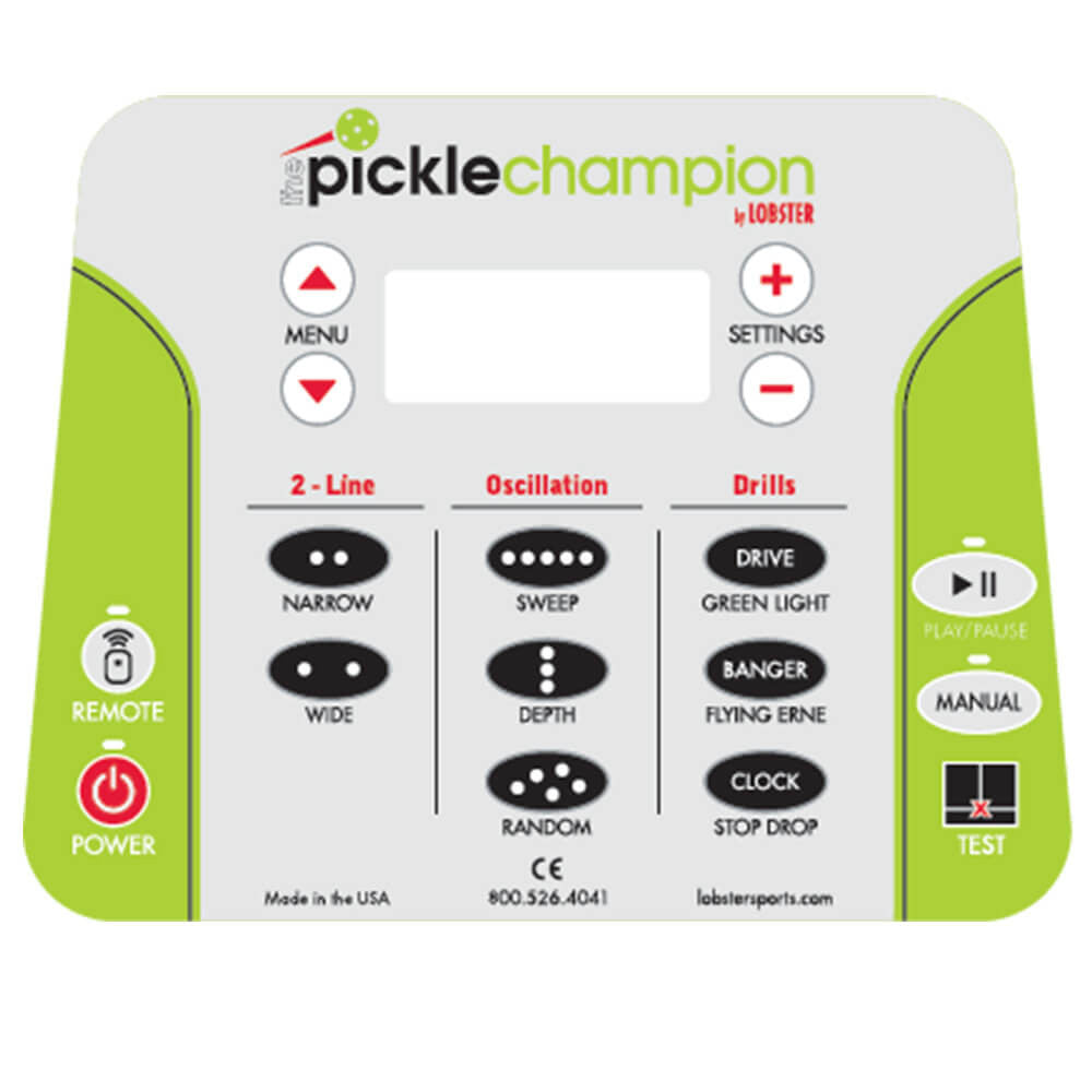 Pickleballsports The Pickle Champion Ball Machine by Lobster