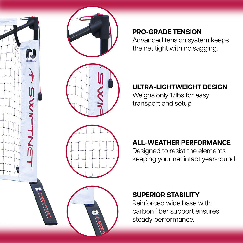 Pickleballsports SwiftNet 2.1 Portable Pickleball Net