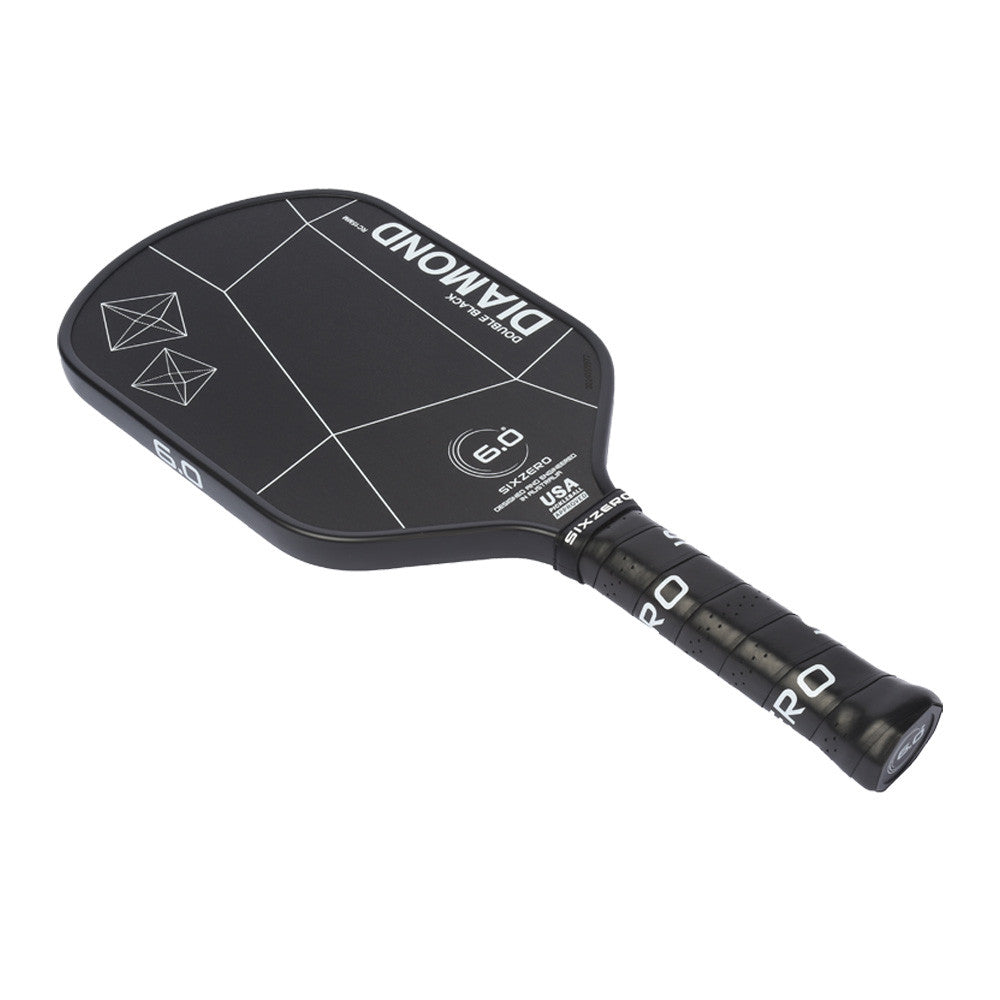 Pickleballsports Six Zero Double Black Diamond Elongated Pickleball Paddle