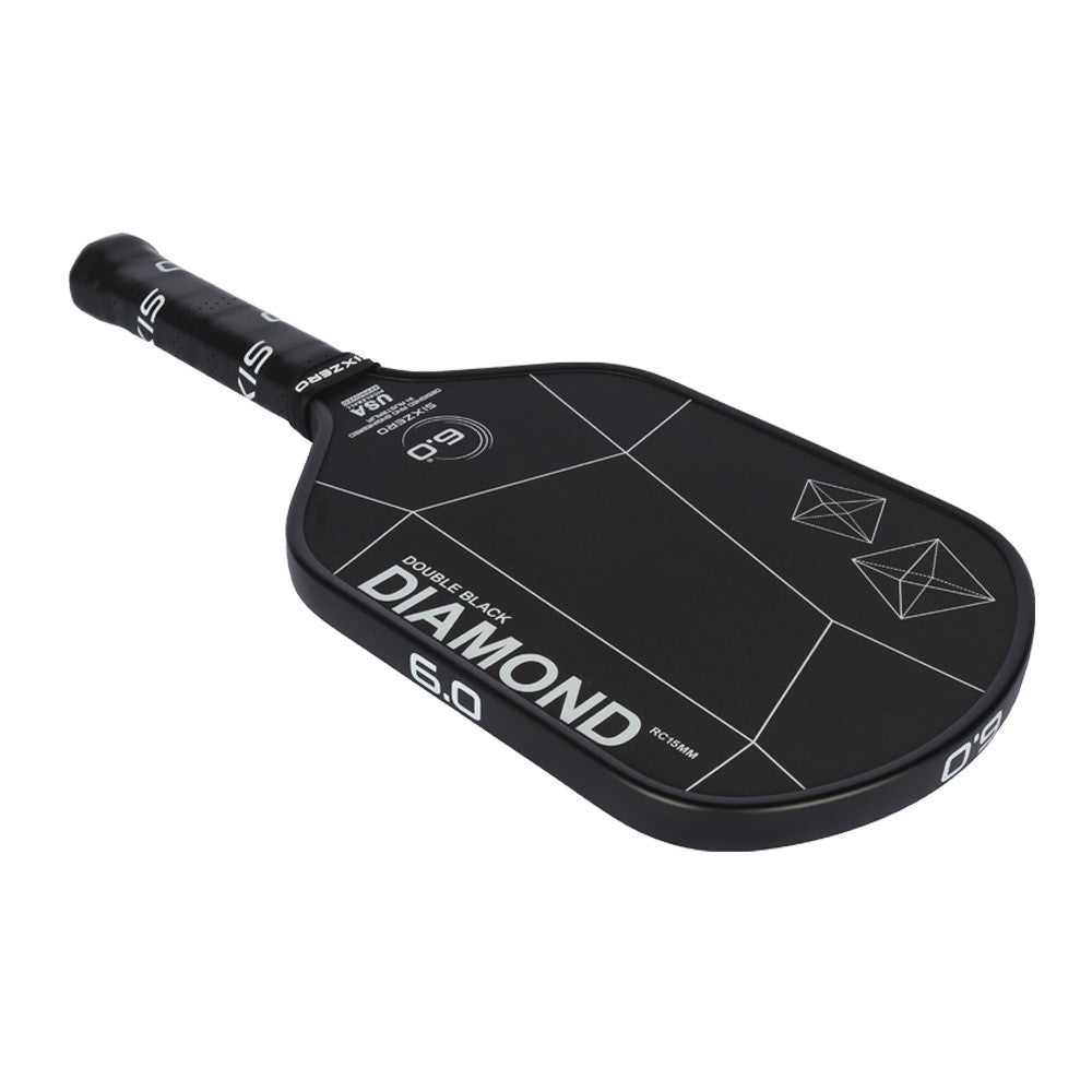 Pickleballsports Six Zero Double Black Diamond Elongated Pickleball Paddle