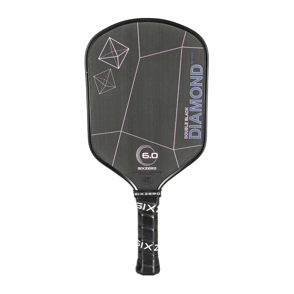 Pickleballsports Six Zero Double Black Diamond Control 16mm Paddle