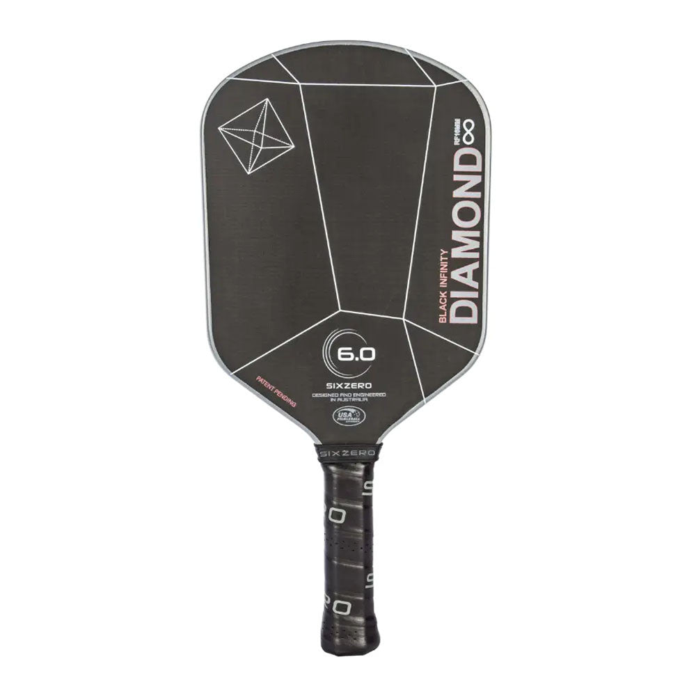 Pickleballsports Six Zero Infinity Edgeless Black Diamond Power Pickleball Paddle