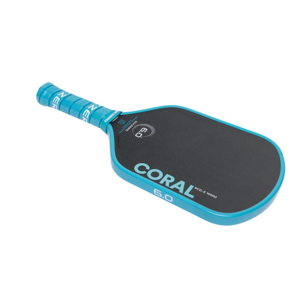 Pickleballsports Six Zero Coral 16mm Elongated Pickleball Paddle