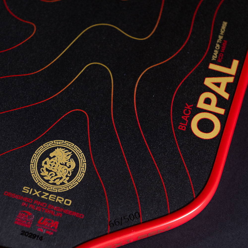 Pickleballsports Six Zero Black Opal Pickleball Paddle