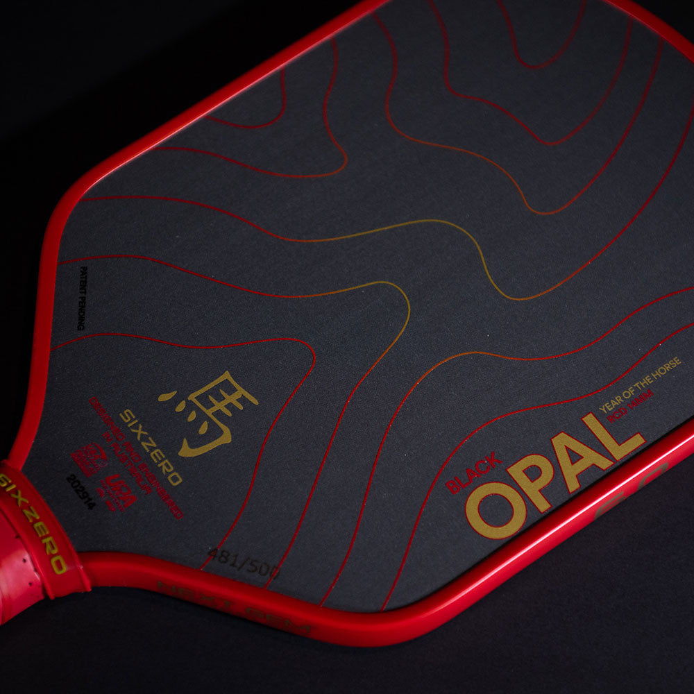 Pickleballsports Six Zero Black Opal Pickleball Paddle