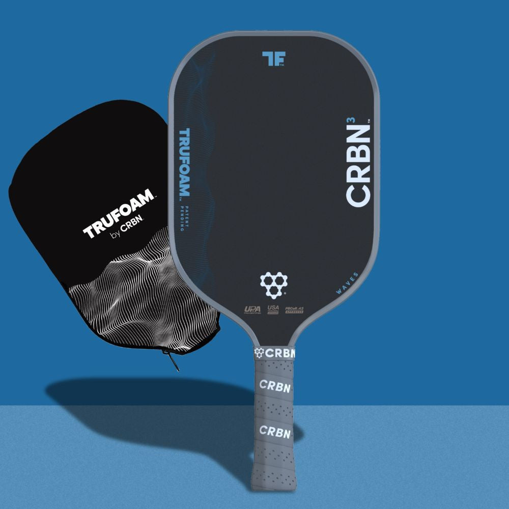 Pickleballsports CRBN TruFoam Waves 3 Elongated Pickleball Paddle