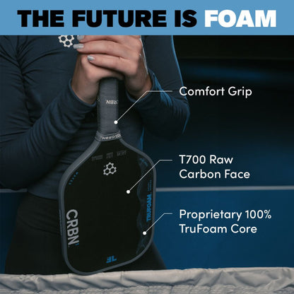 Pickleballsports CRBN TruFoam Waves 4 Hybrid Pickleball Paddle