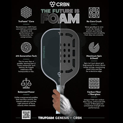 Pickleballsports CRBN 2 TruFoam Genesis Pickleball Paddle
