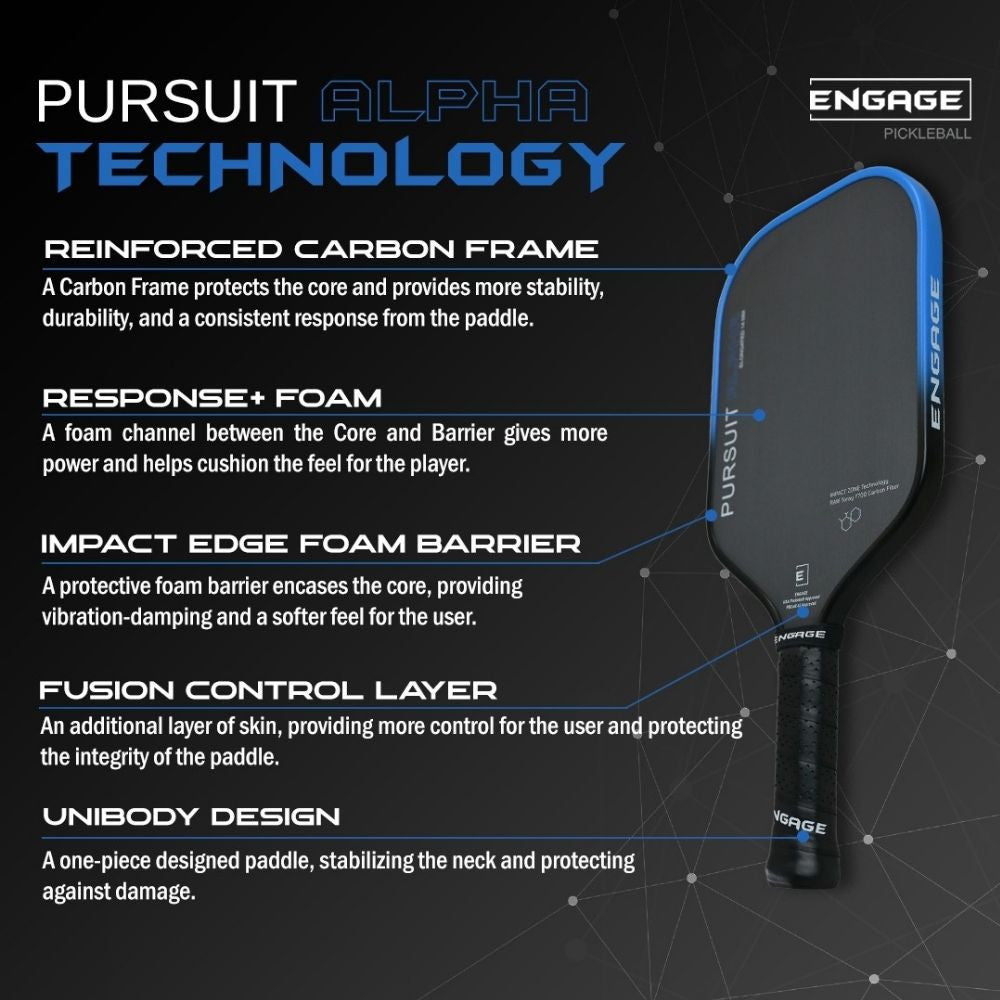 Pickleballsports Engage Pursuit Alpha 14mm Pickleball Paddle