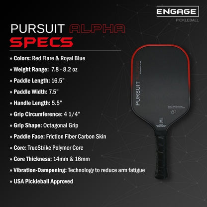 Pickleballsports Engage Pursuit Alpha 14mm Pickleball Paddle