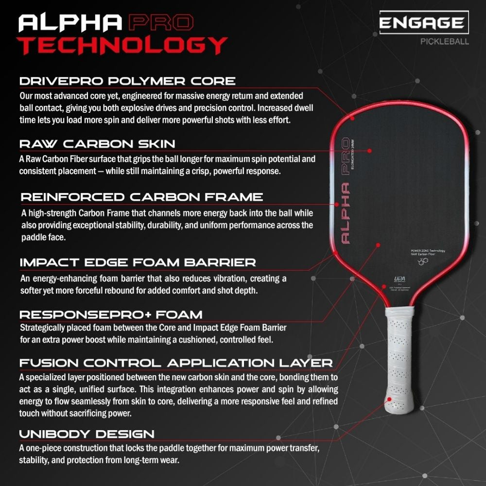 Pickleballsports Engage Pursuit Alpha Pro 14mm Pickleball Paddle