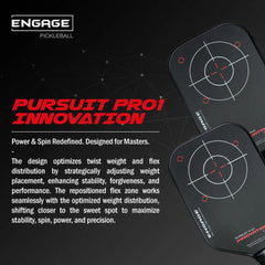 Pickleballsports Engage Pursuit Pro1 Innovation 15.2mm Pickleball Paddle
