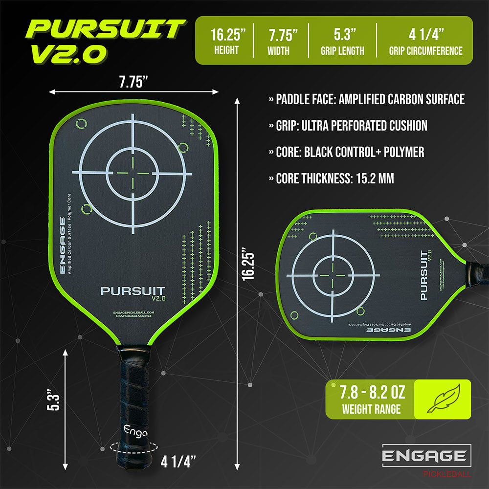 Pickleballsports Engage Pursuit V2.0 Pickleball Paddle