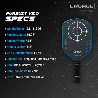 Pickleballsports Engage Pursuit V2.0 Pickleball Paddle