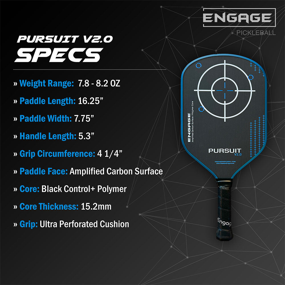 Pickleballsports Engage Pursuit V2.0 Pickleball Paddle
