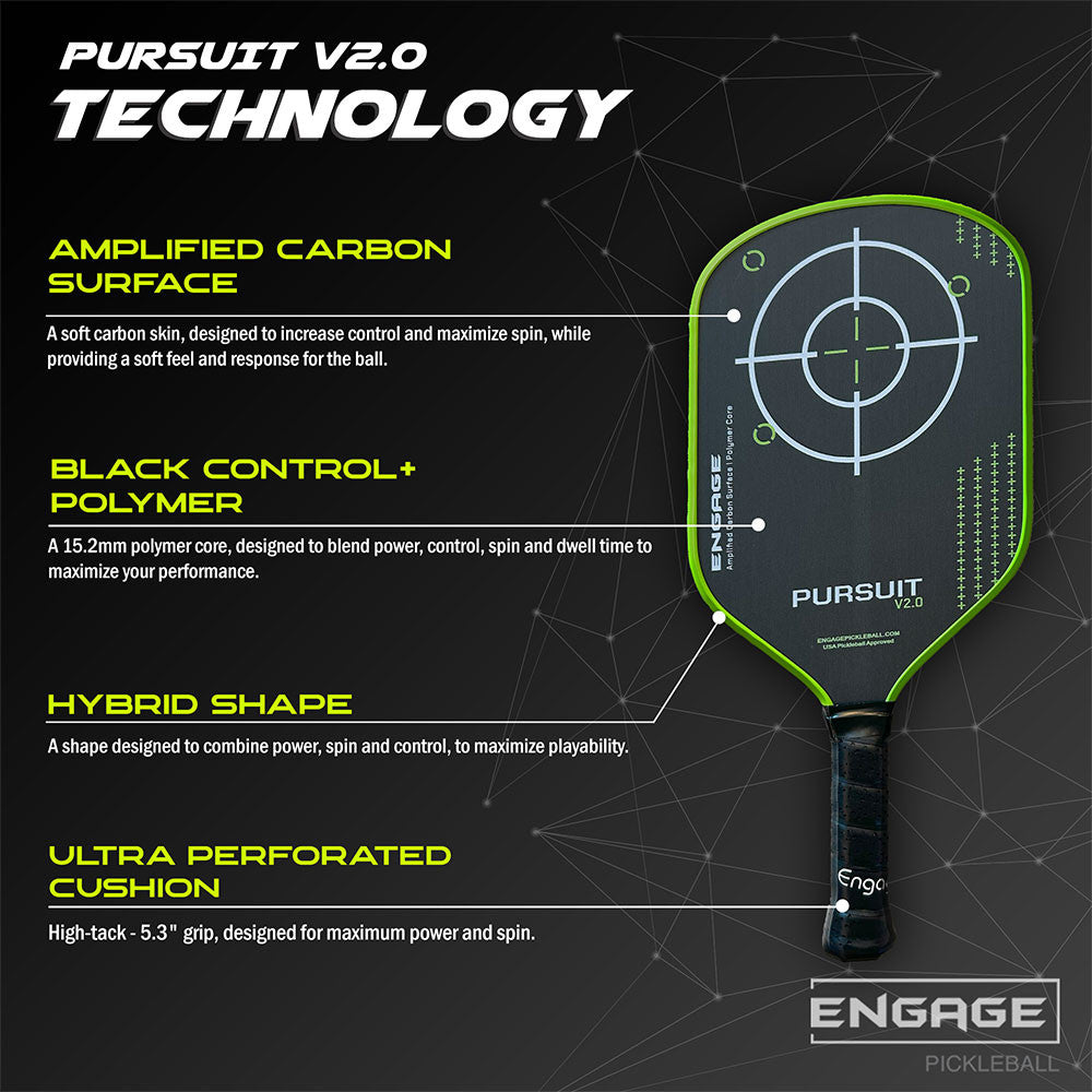 Pickleballsports Engage Pursuit V2.0 Pickleball Paddle