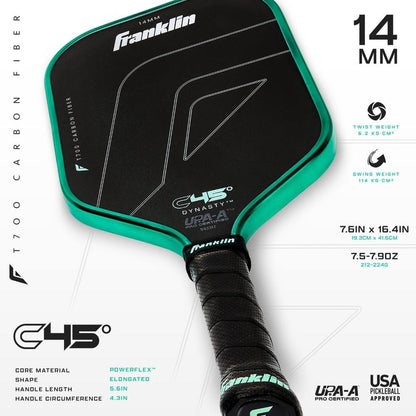 Pickleballsports Franklin C45 Dynasty 14mm Pickleball Paddle