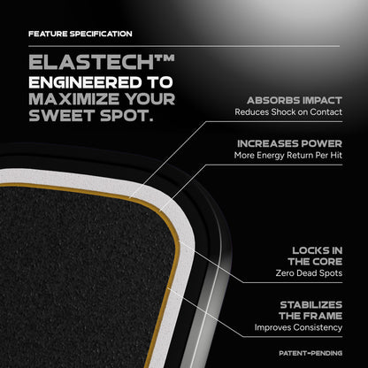 Pickleballsports FRIDAY Aura Elongated Pickleball Paddle