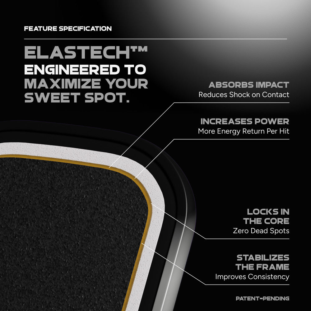 Pickleballsports FRIDAY Aura Elongated Pickleball Paddle