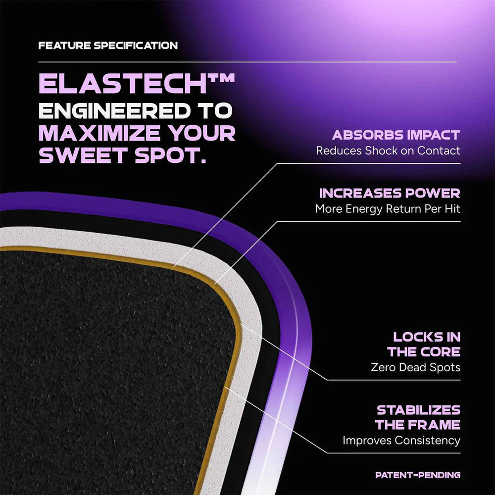 Pickleballsports FRIDAY Aura Pro Hybrid Pickleball Paddle