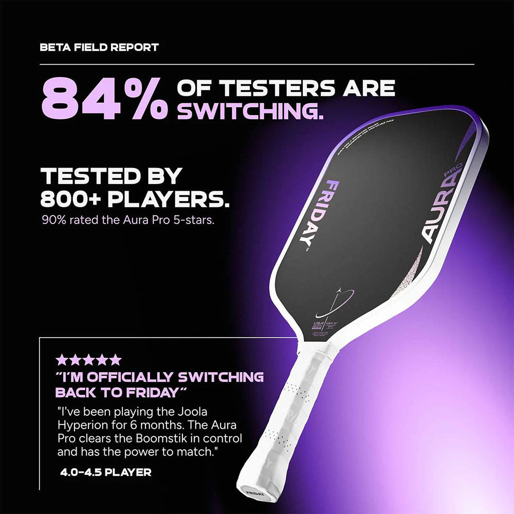 Pickleballsports FRIDAY Aura Pro Widebody Pickleball Paddle