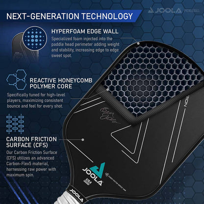 Pickleballsports JOOLA Ben Johns Hyperion CFS 16 Graphite Paddle